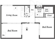 ルクレ大森 401 間取り図