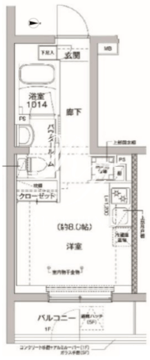リルシア方南町2 201 間取り図
