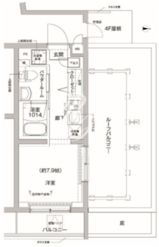 リルシア方南町2 503 間取り図