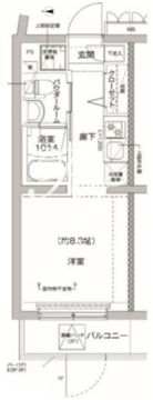 リルシア方南町2 206 間取り図