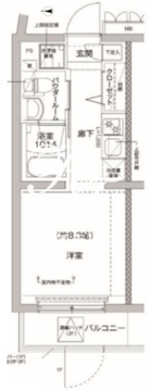 リルシア方南町2 306 間取り図