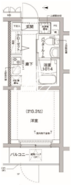 リルシア方南町2 207 間取り図