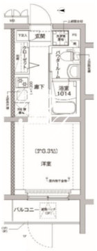 リルシア方南町2 307 間取り図