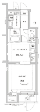 リルシア方南町2 308 間取り図