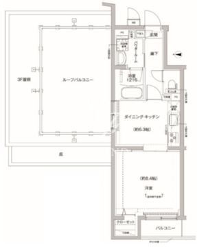 リルシア方南町2 405 間取り図