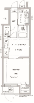 リルシア方南町2 406 間取り図