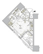 リライア大森 601 間取り図