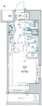 ジェノヴィア浅草4スカイガーデン 501 間取り図
