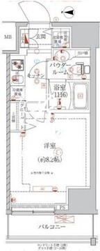 アルテシモクルセ 203 間取り図