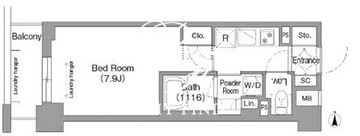 メトロステージPLUS中野弥生町 315 間取り図