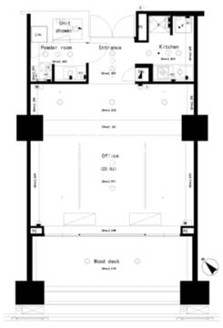 The SOHO 1137 間取り図