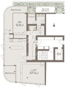 ザ・グランデュオ学芸大学 301 間取り図