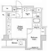 ザ・パークハビオSOHO市谷左内町 107 間取り図