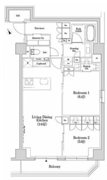 ザ・パークハビオSOHO市谷左内町 603 間取り図
