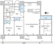セルリアンホームズ勝どき 1702 間取り図