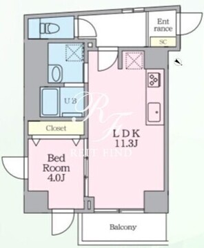 ルヴァスト ヨヨギ パーク 603 間取り図