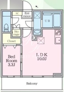 ルヴァスト ヨヨギ パーク 402 間取り図