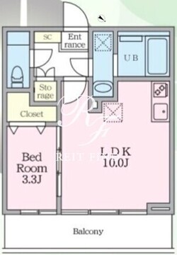 ルヴァスト ヨヨギ パーク 602 間取り図