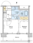 プラウドフラット西蒲田 305 間取り図
