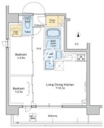 プラウドフラット西蒲田 501 間取り図