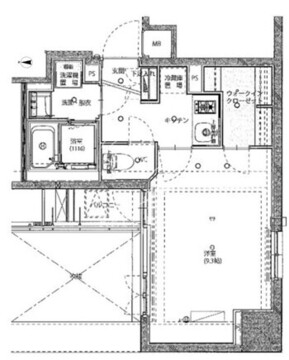 ハーモニーレジデンス秋葉原 803 間取り図