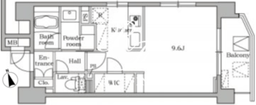 レジディア大井町2 902 間取り図