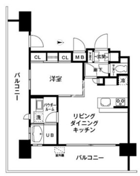 レジディア大森東 905 間取り図