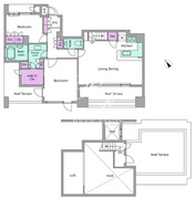 レジディア代官山 801 間取り図