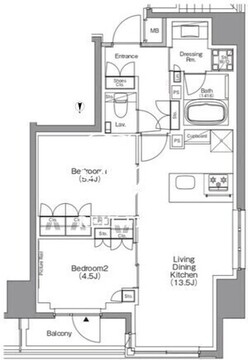 ザ・パークハビオ本所吾妻橋 1001 間取り図