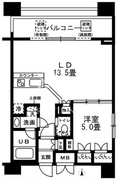 レジディア錦糸町 1006 間取り図