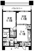 レジディア錦糸町 1105 間取り図