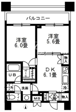 レジディア錦糸町 1105 間取り図