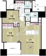 ローレルタワールネ浜松町 1903 間取り図