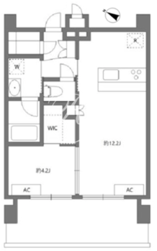 アジールコート池上 504 間取り図