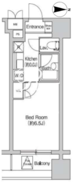 プライムアーバン大崎 408 間取り図