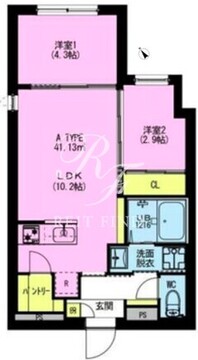 アドレアーバン北赤羽 101 間取り図