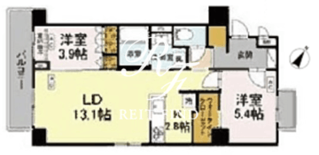ロイジェント西新井 507 間取り図
