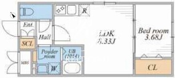 リーガランド文京千石 404 間取り図