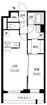 タスキプライムテラス中村橋 102 間取り図