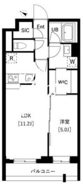 タスキプライムテラス中村橋 403 間取り図