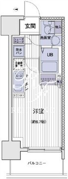 エスティメゾン大島 605 間取り図