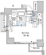 ベルファース目黒 604 間取り図