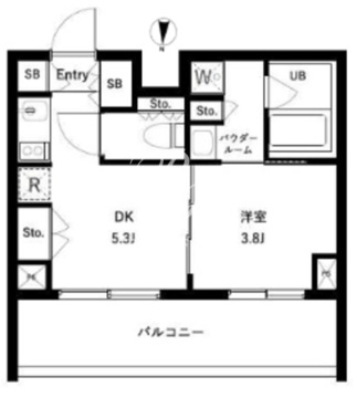 セジョリ高井戸 406 間取り図