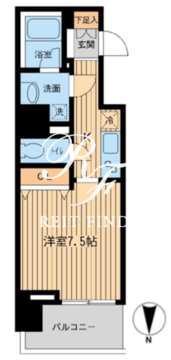 プライムアーバンとうきょうスカイツリー 702 間取り図
