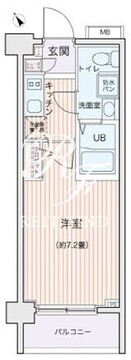 エコロジー都立大学レジデンス 609 間取り図
