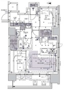 ザ・パークハウス芝御成門 1202 間取り図