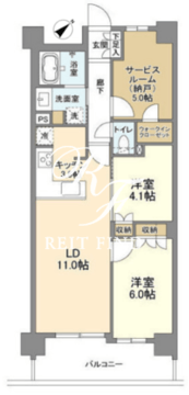 アークシティ船堀 404 間取り図