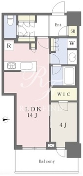 パークシティ中野ザタワーエアーズ 1624 間取り図