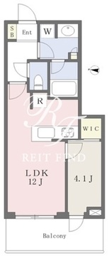 パークシティ中野ザタワーエアーズ 1711 間取り図