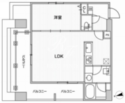 ウィーブベース大森 503 間取り図